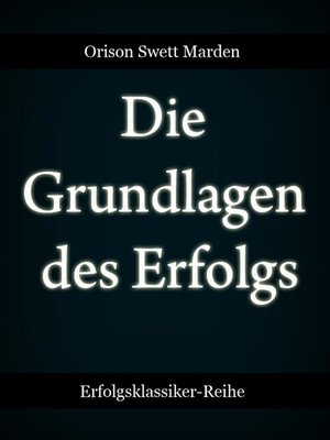 cover image of Die Grundlagen des Erfolgs